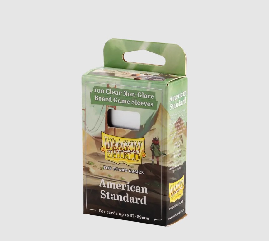 American Standard - Clear Board Game Sleeves